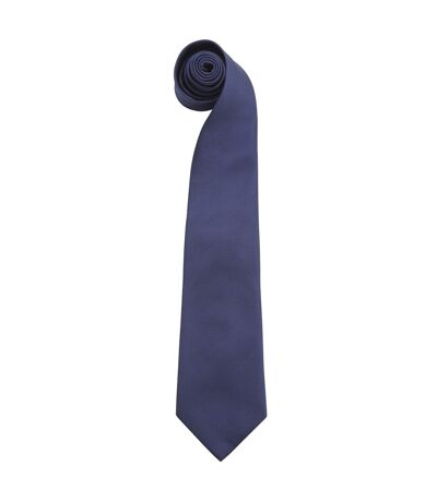 Premier - Cravate unie - Homme (Bleu marine) (Taille unique) - UTRW1156