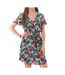 Robe Noire à fleurs Femme Vero Moda Easy - L