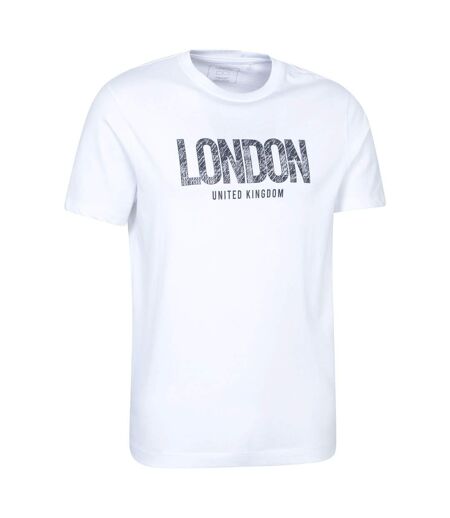 T-shirt manches courtes london homme blanc Mountain Warehouse
