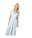 Robe mi-longue femme bleu clair Dorothy Perkins-3