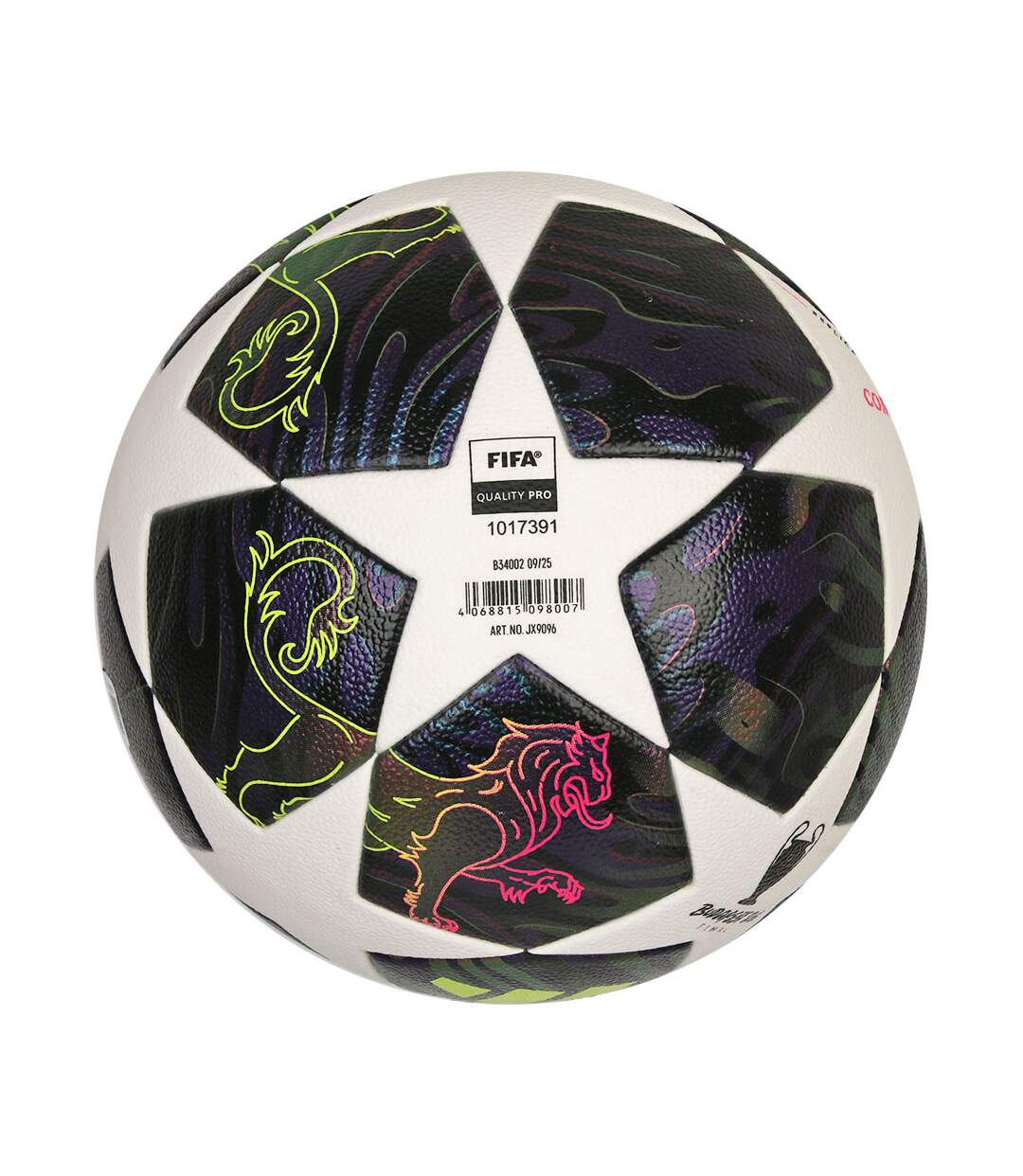Ballon De Foot Motif/style Griffon Ucl Taille 5 Violet Adidas-4