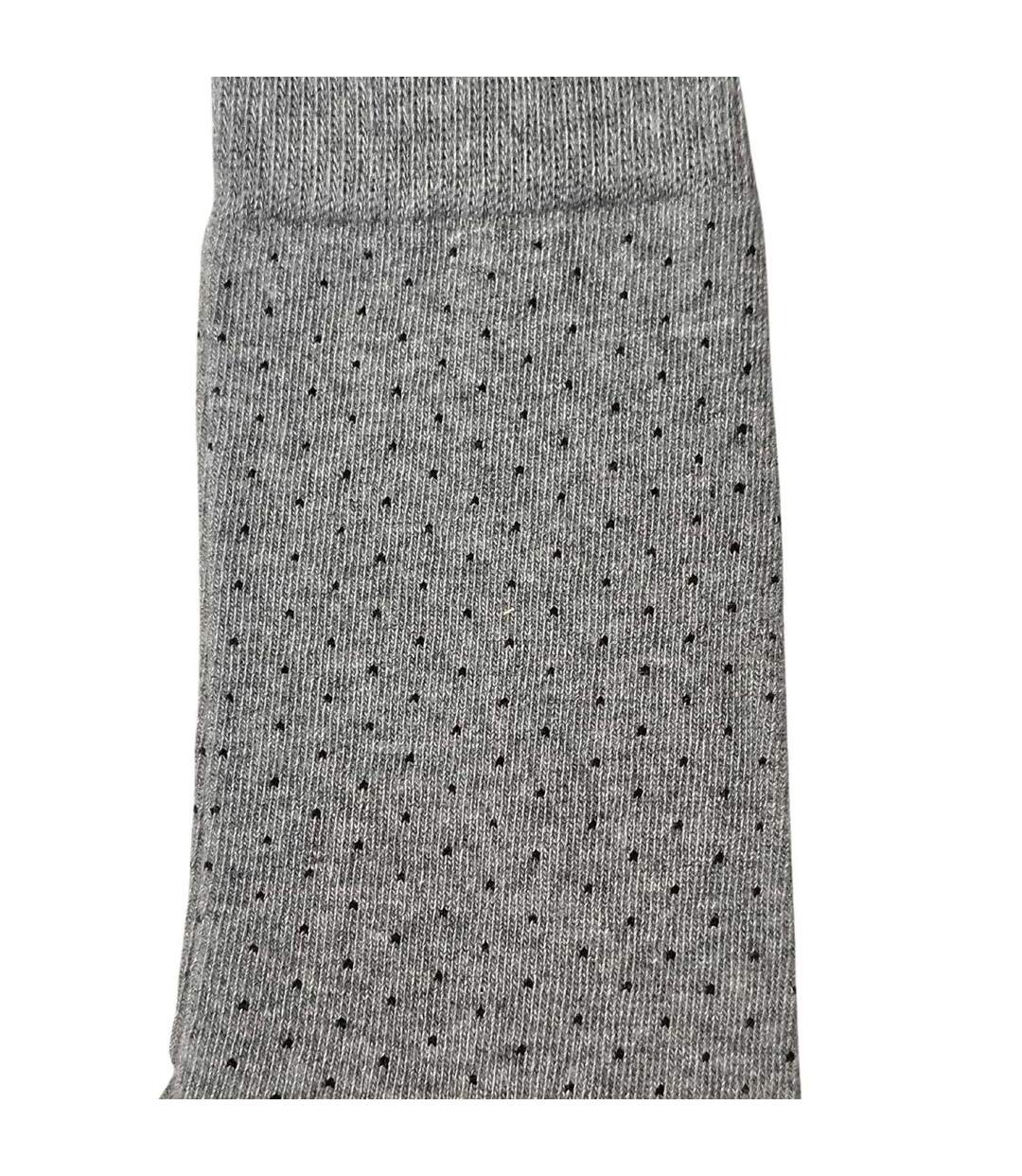 Chaussettes Motif/style À Pois Homme Gris Foncé Generic-2