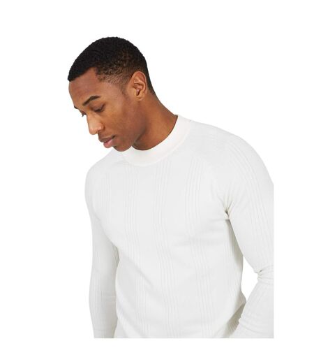 Pull Manches Longues Homme Vieux Blanc Brave Soul