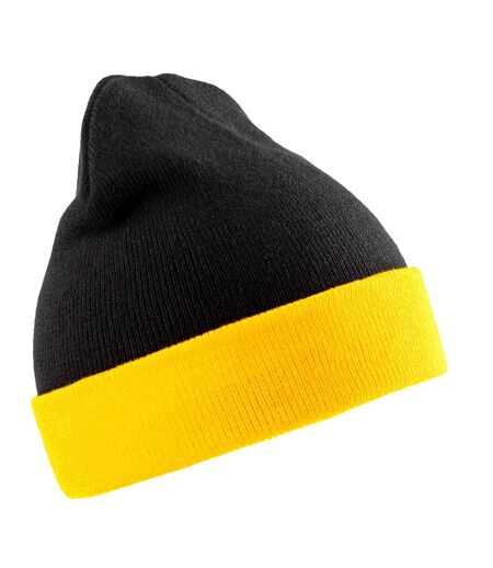 Bonnet Noir Jaune Result Genuine Recycled