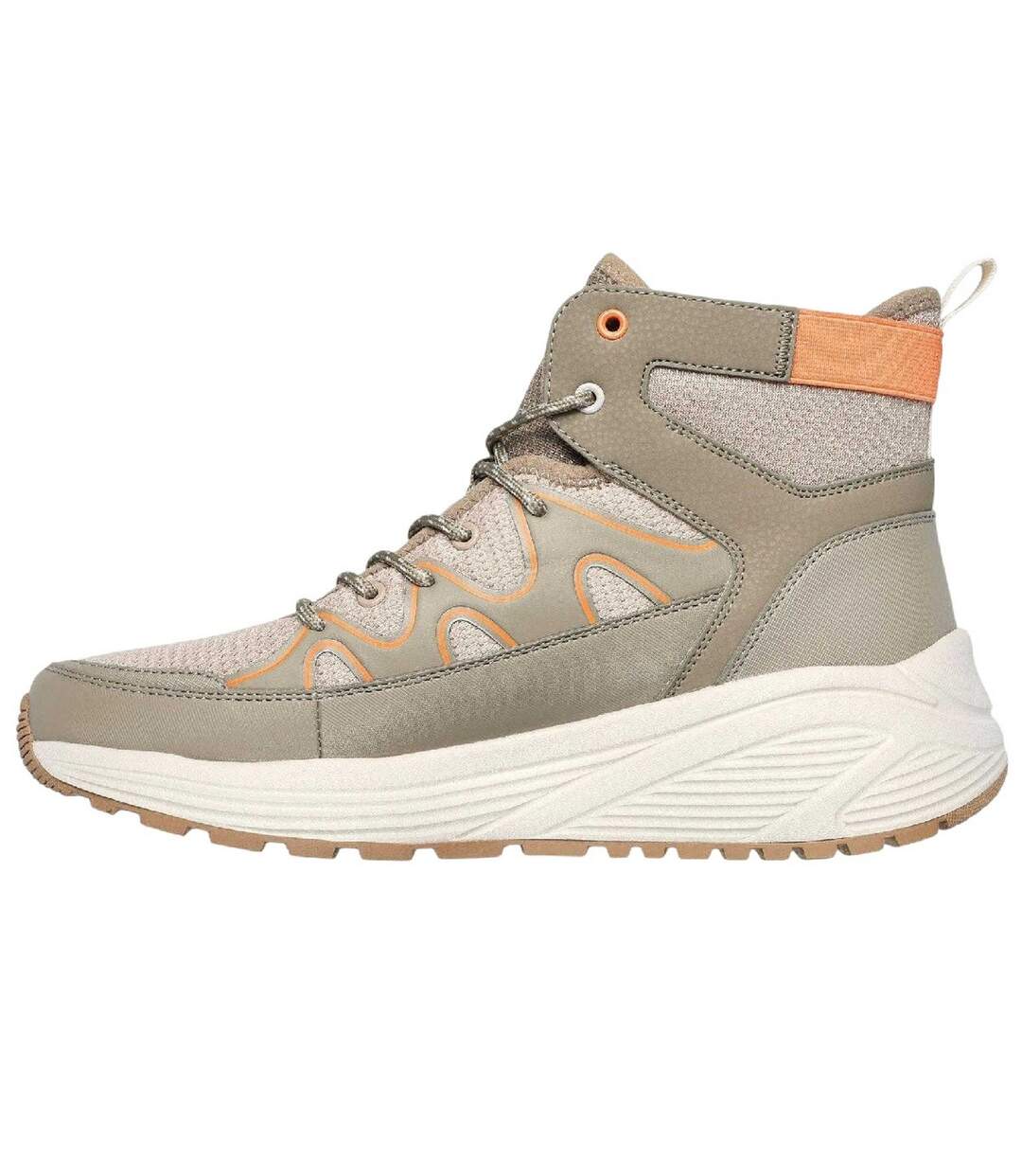 Chaussures Montantes De Marche Motif/style Moineau Bobs Femme Taupe Skechers-2