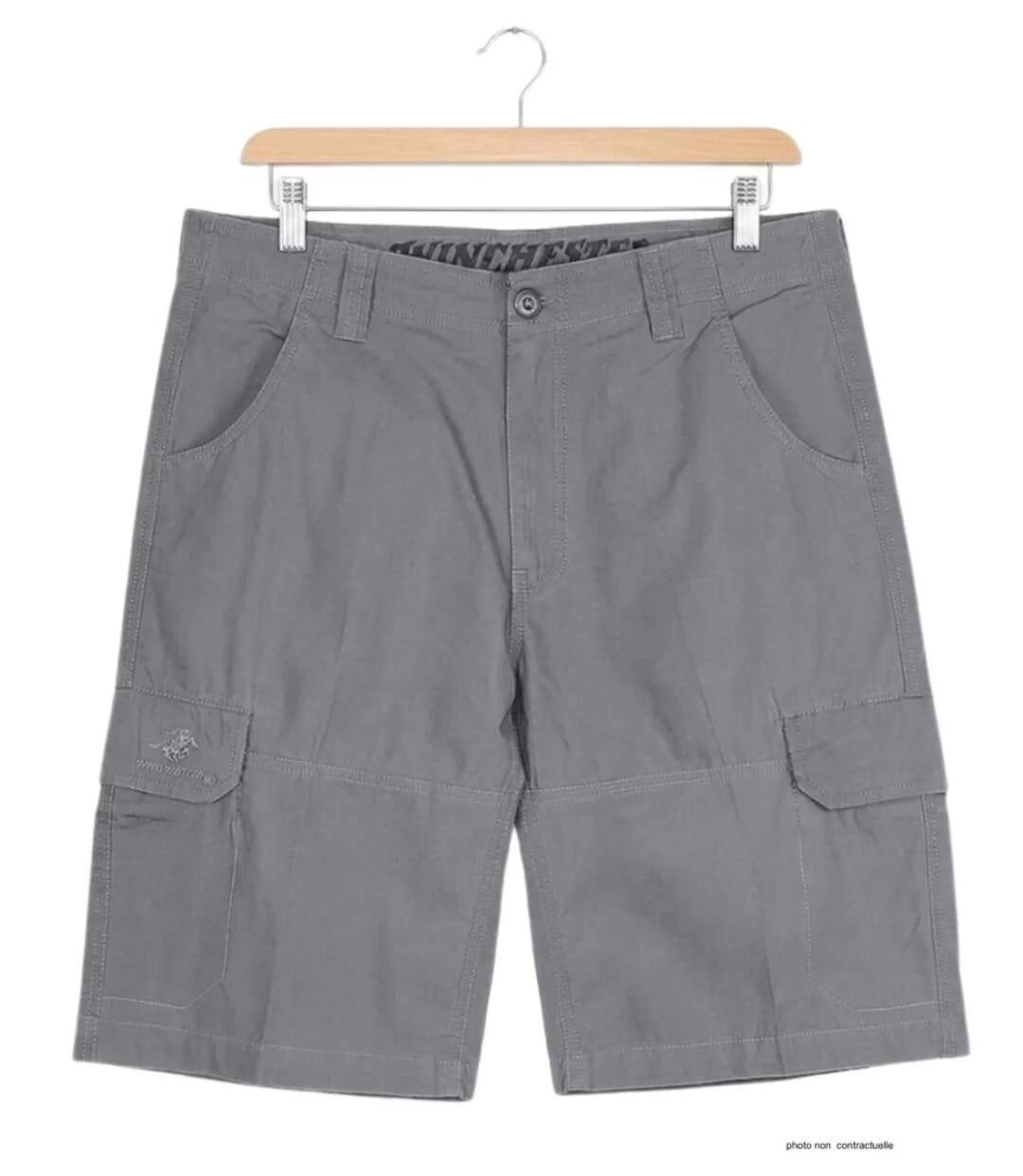 Bermuda WINCHESTER IVANHOE2 uni en coton : le short robuste et élégant pour affronter l'été-2