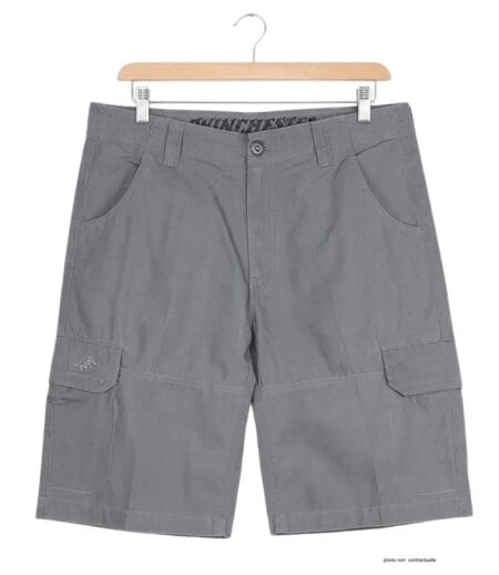 Bermuda WINCHESTER IVANHOE2 uni en coton : le short robuste et élégant pour affronter l'été