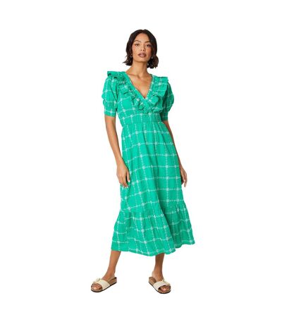 Robe mi-longue femme vert Dorothy Perkins