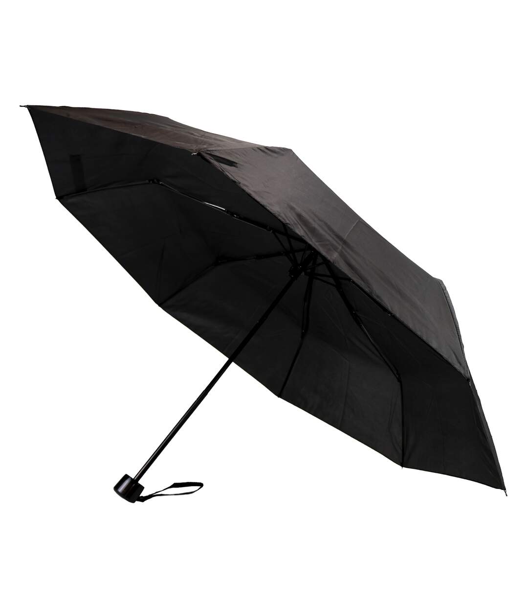 Wind Resistant Umbrella Lightweight Portable Strong Frame Black Compact Design-3