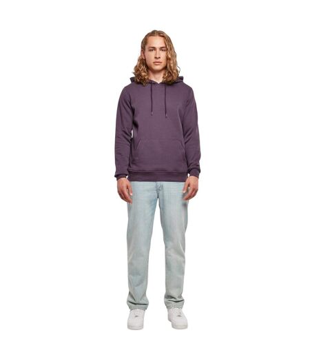 Sweat À Capuche Homme Violet Foncé Build Your Brand