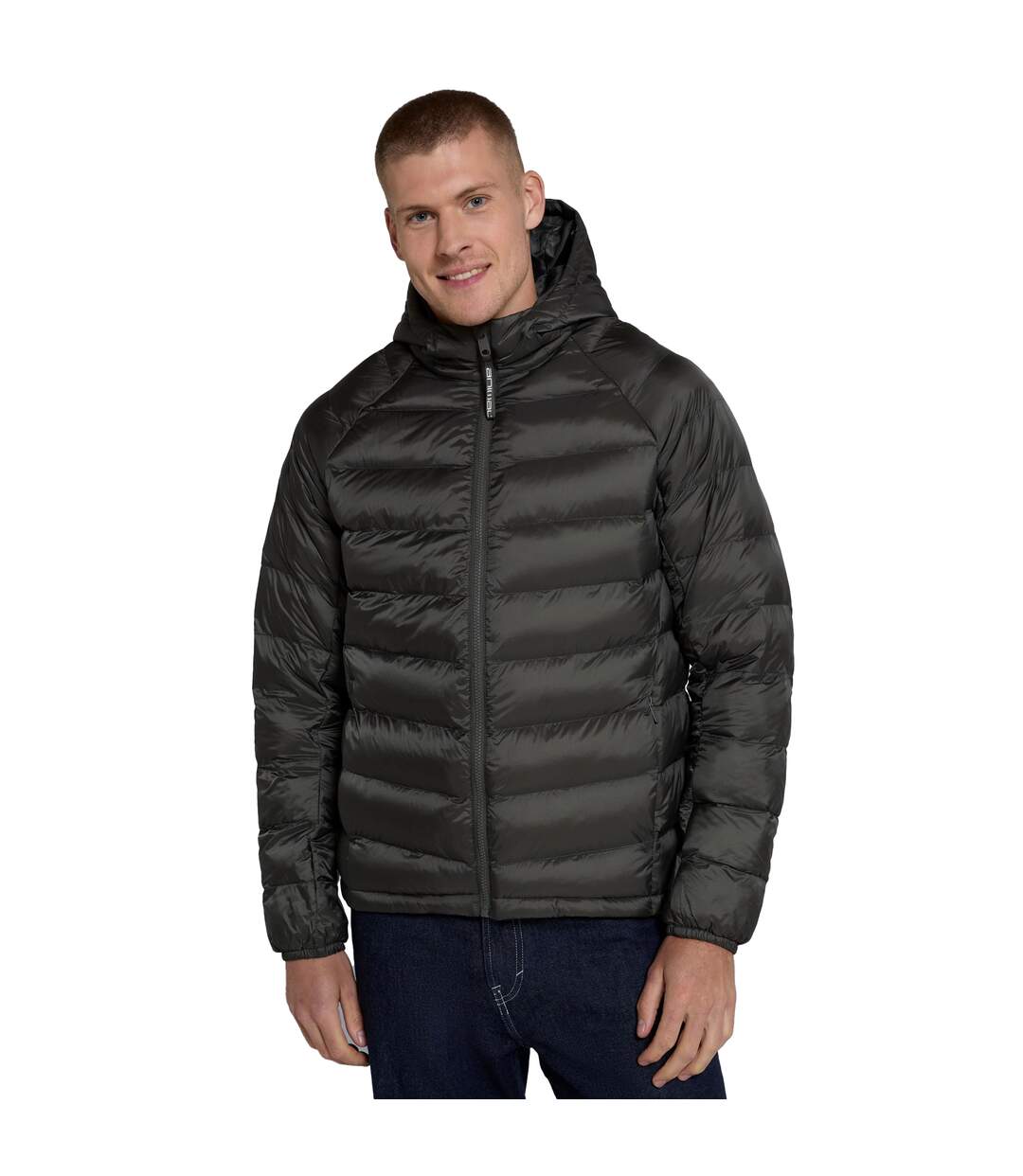 Mens cloud cosi light padded jacket dark khaki Animal