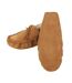 Unisex adult seb sheepskin moccasins chestnut/natural Eastern Counties Leather