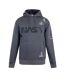 Mens Nasa Hooded Drawstring Hoodie Grey SoulCal-1