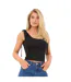 Womens/ladies Bow Crop Top Black I Saw It First-2