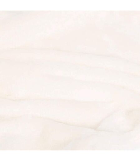 Hotte de Noël Imitation Fourrure 70cm Blanc