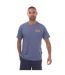 T-shirt Style Logo Tanetta Homme Bleu Nicce-2