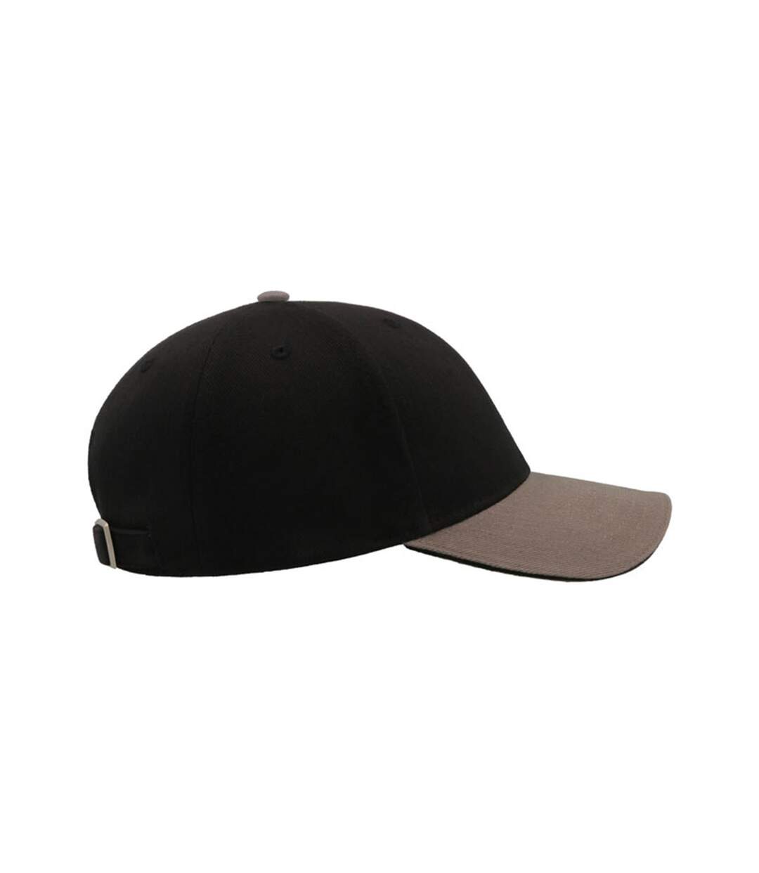 Lot de 2  casquettes en coton épais adulte noir / gris Atlantis-3