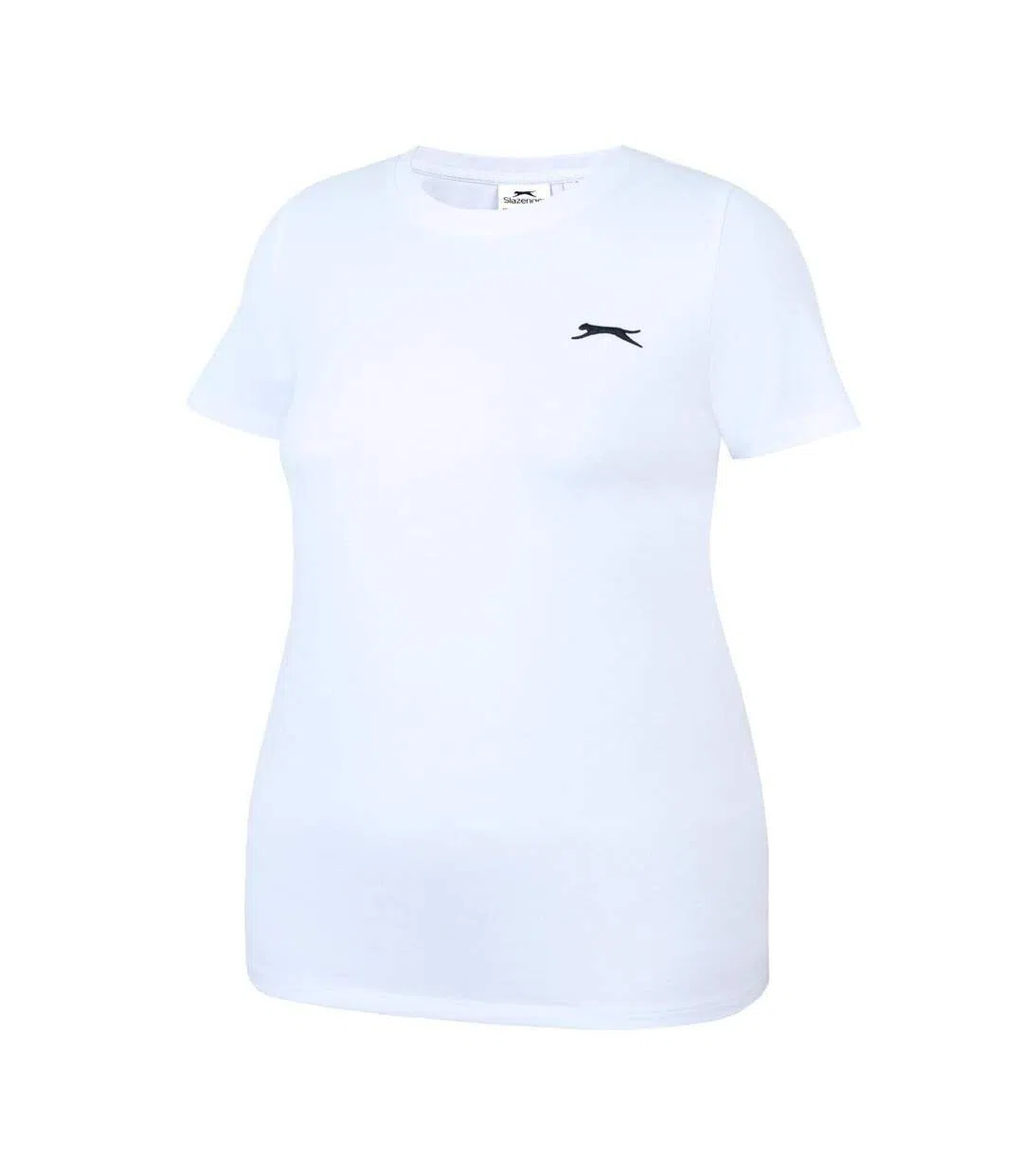 T-shirt Motif/style Uni Femme Blanc Slazenger-3