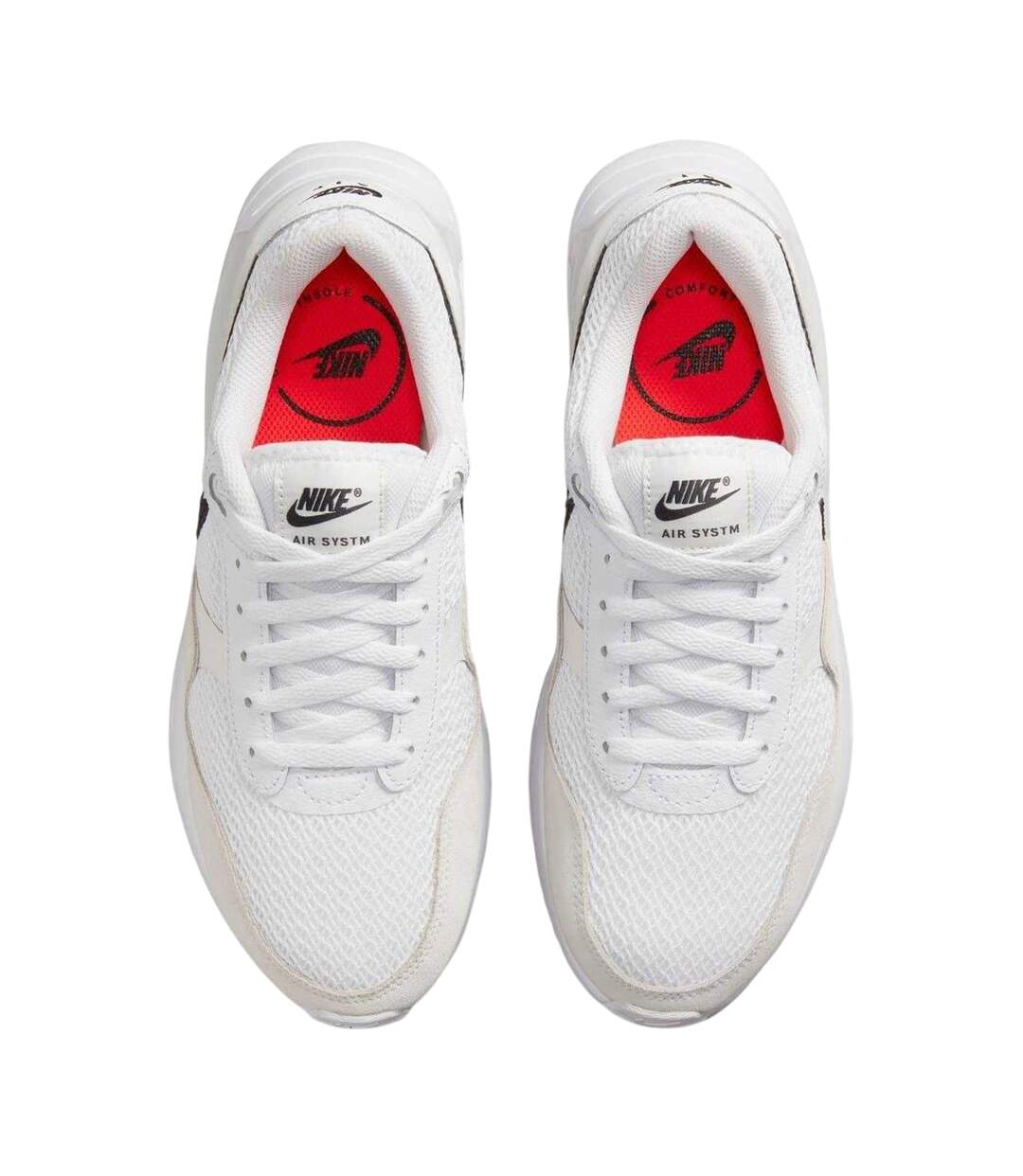 Baskets Air Max Systm Femme Blanc Noir Nike-4
