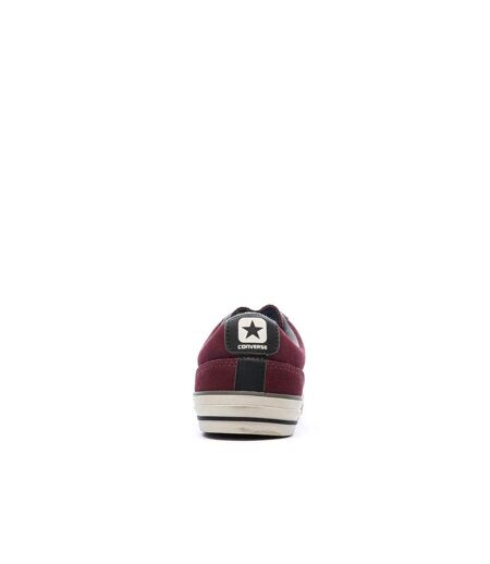 Baskets bordeaux/grises homme converse star plyr