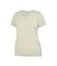 Womens/ladies T-shirt Pastel Yellow Slazenger-2