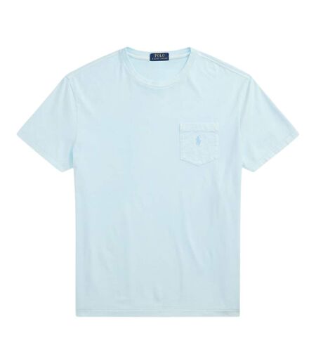 T-shirt Motif/style Brodé Homme Bleu Ciel Ralph Lauren