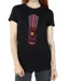 Disney - T-shirt CARS LIGHTNING MCQUEEN STRIPES - Femme (Noir) - UTBI16071-3