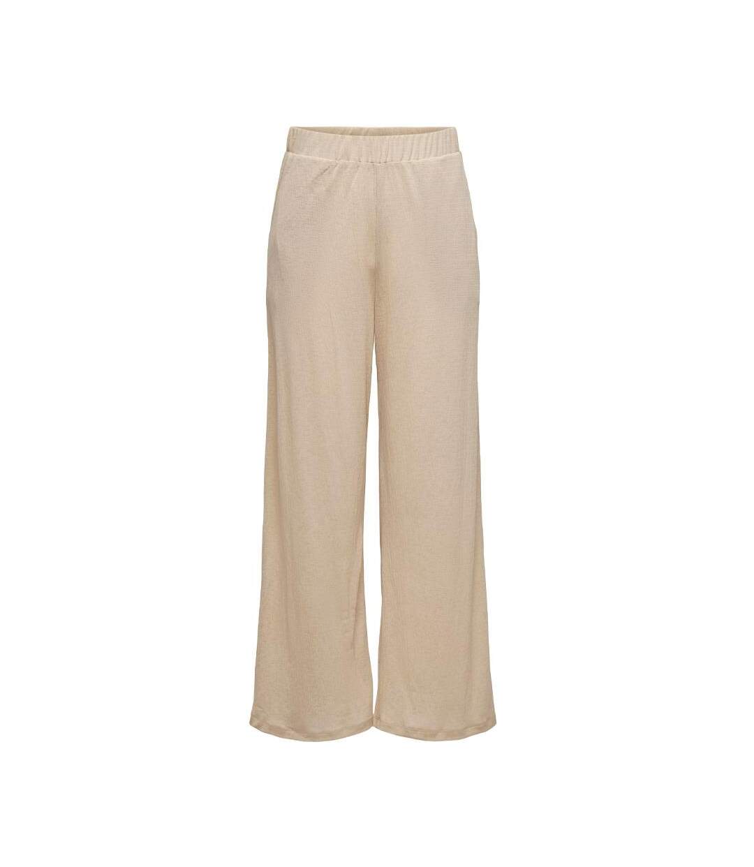 Pantalon Beige Femme JDY  Palazzo - L-L32-1