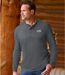 3er-Pack Henleyshirts Outdoor