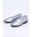 Mocassins compensés souples cuir irrisé-4