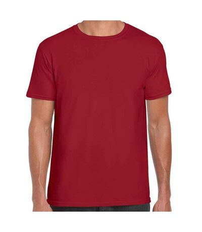 T-shirt Manches Courtes Softstyle Homme Rouge Foncé Gildan