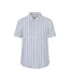 Chemise Manches Courtes Motif/style À Rayures Derby Homme Bleu Mountain Warehouse-1
