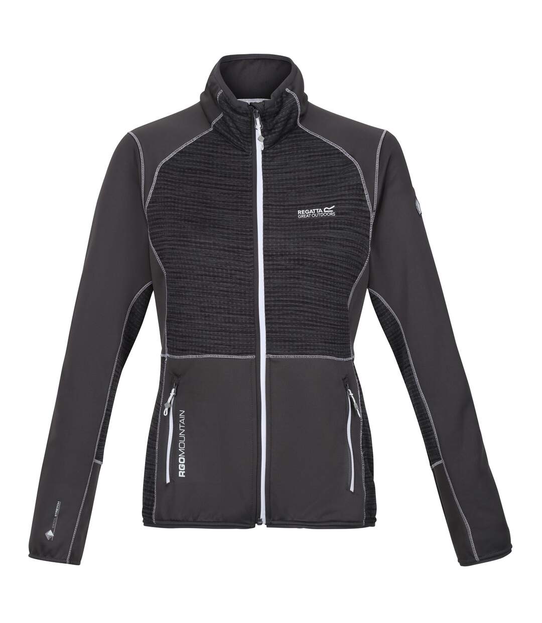 Veste Soft Shell Entièrement Zippée Yare Vii Marl Womens/ladies Gris Phoque Regatta-2
