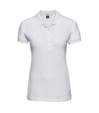 Russell Womens/Ladies Pique Polo Shirt (White) - UTPC5987