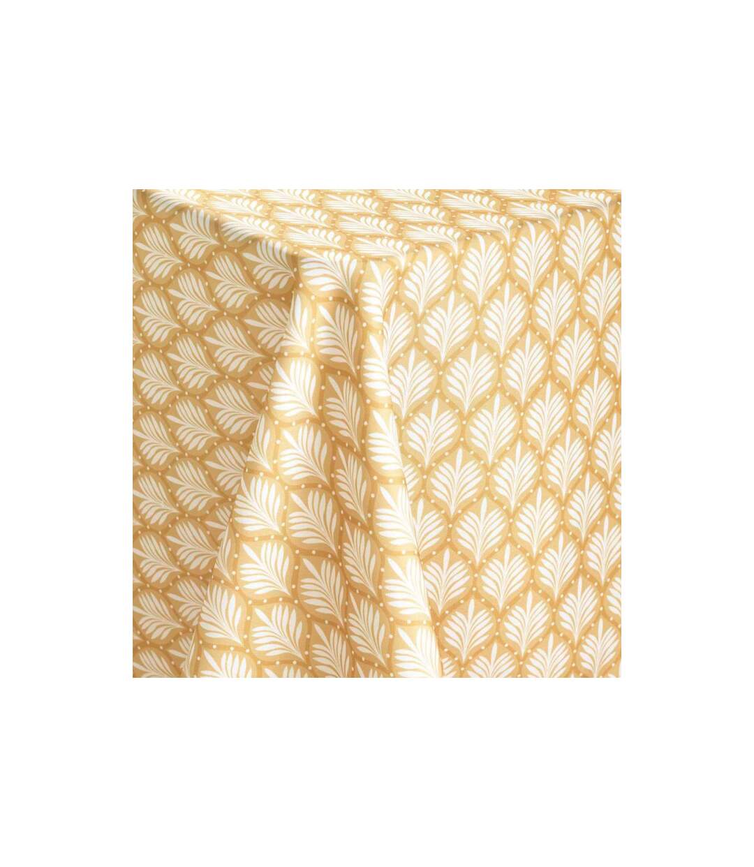 Nappe Antitache Imprimé Davia 145x240cm Jaune-3