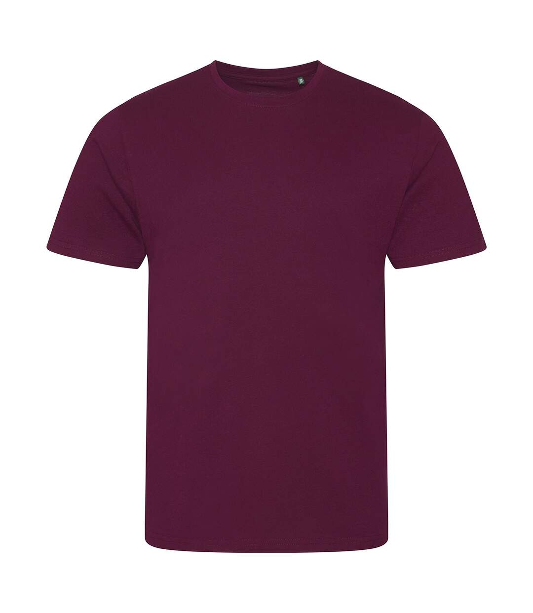 Mens cascade ecologie t-shirt burgundy Awdis