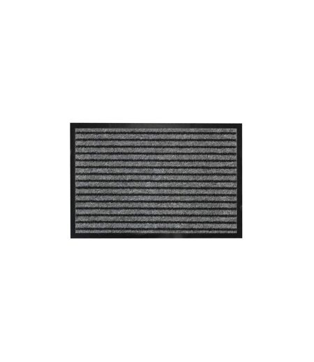 Tapis d'Entrée Anti-Poussière Toscan 40x60cm Noir & Gris