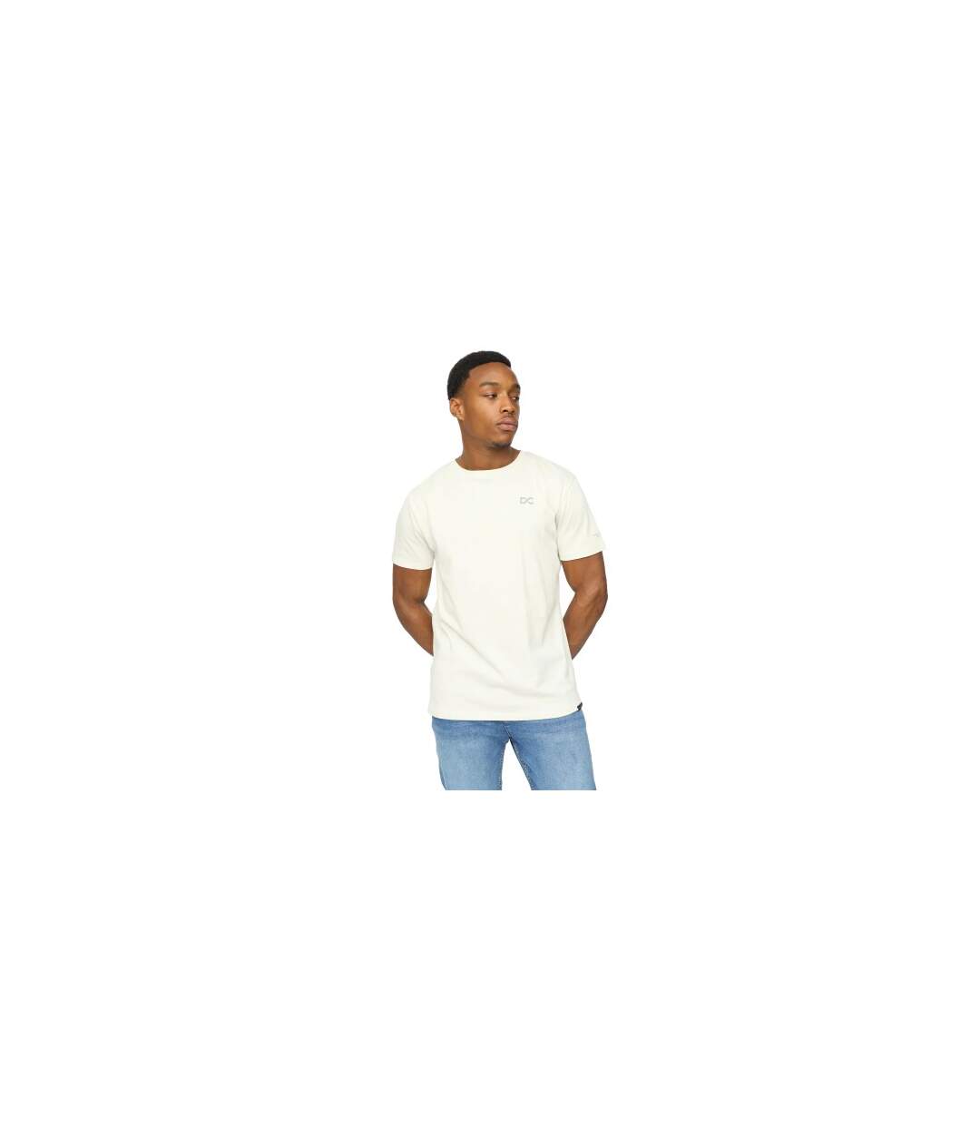 T-SHIRT BOXY FIT BASIQUE - Blanc cassé | France