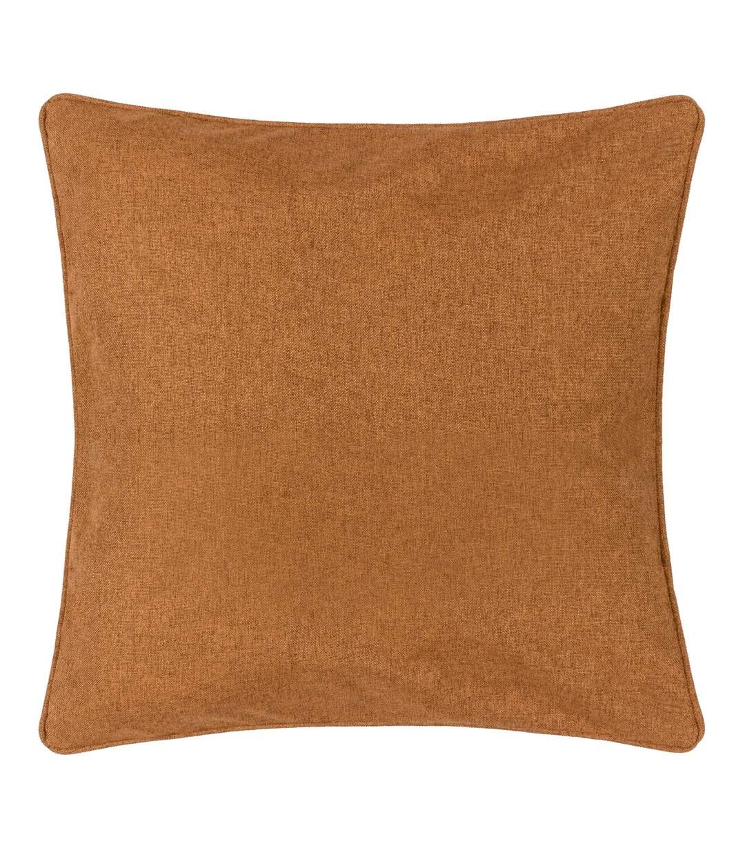 Dawn piping detail textured cushion cover 45cm x 45cm brick Furn