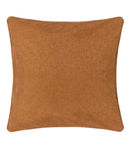 Furn Dawn Piping Detail Textured Throw Pillow Cover (Brick) (45cm x 45cm) - UTRV3041