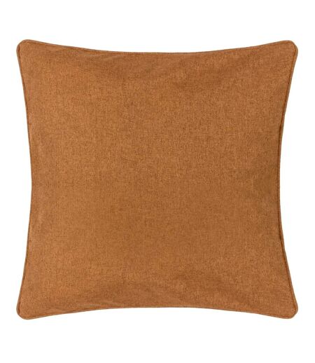 Dawn piping detail textured cushion cover 45cm x 45cm brick Furn