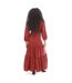 Robe Longue Depera Femme Rouge Boss-3