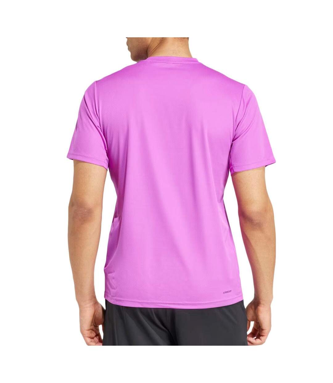 T-Shirt violet homme adidas base-2