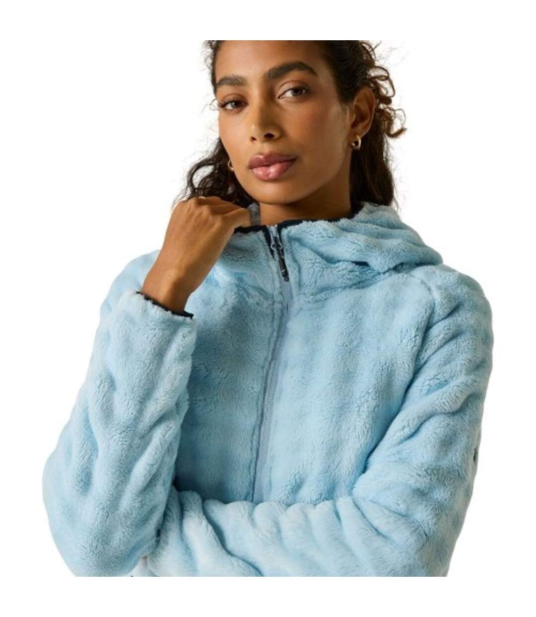 Polaire Motif/style Texturé Endra Femme Bleu Ciel Regatta-1