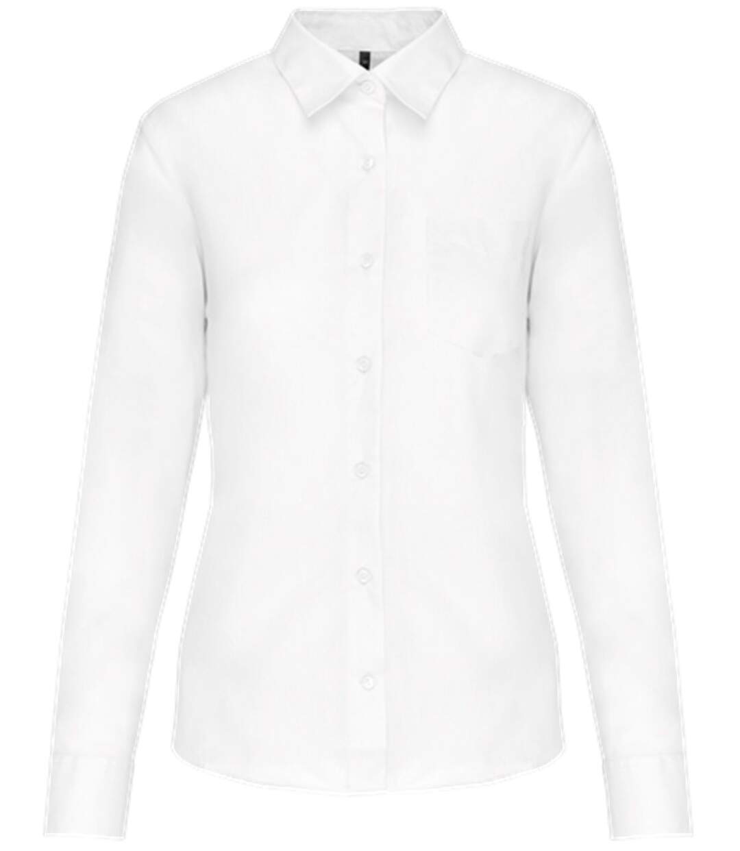 Chemise popeline manches longues - Femme - K549 - blanc-2