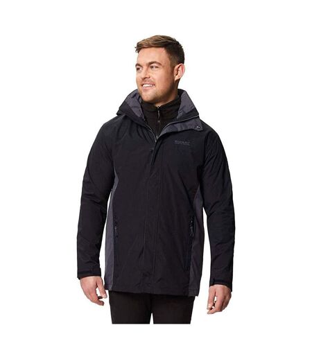 Defender Iii Manteau 3 En 1 Homme Noir Gris Regatta