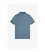 Mens Twin Tip Polo Shirt Blueberry Fred Perry-2