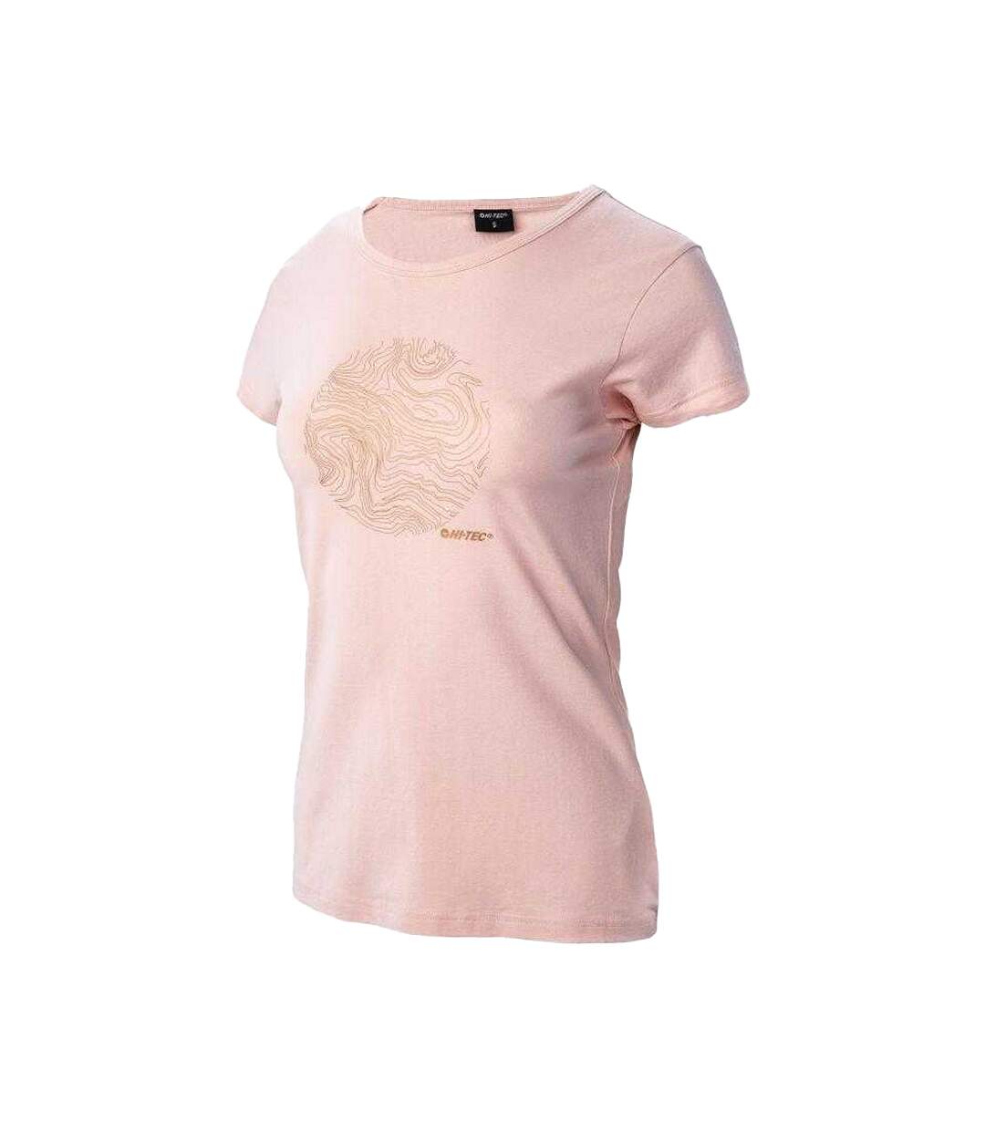 T-shirt Akuja Femme Rose Hi-Tec-3