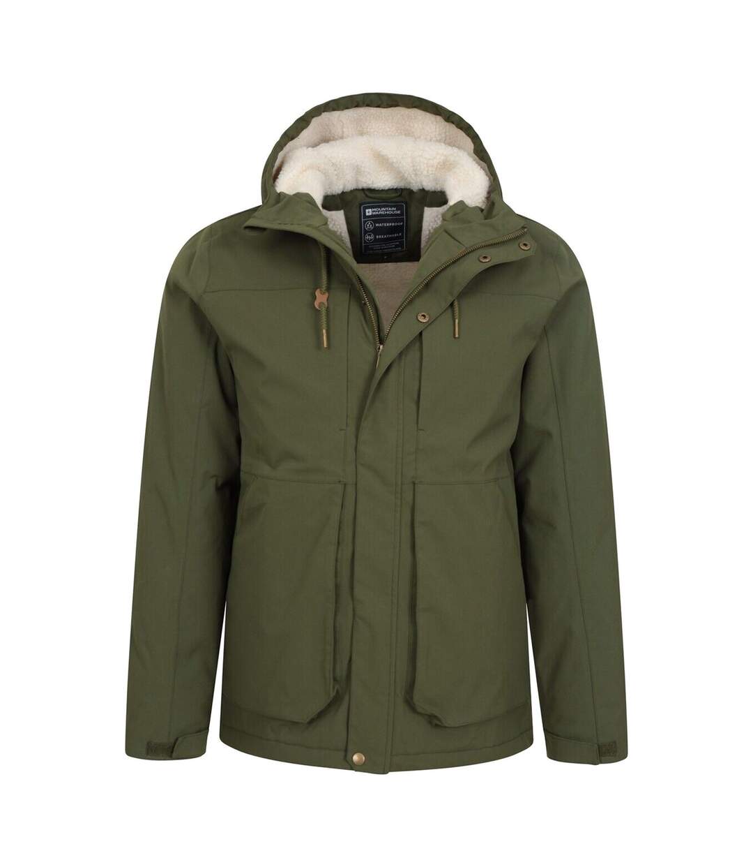 Veste imperméable coastline homme vert Mountain Warehouse-4