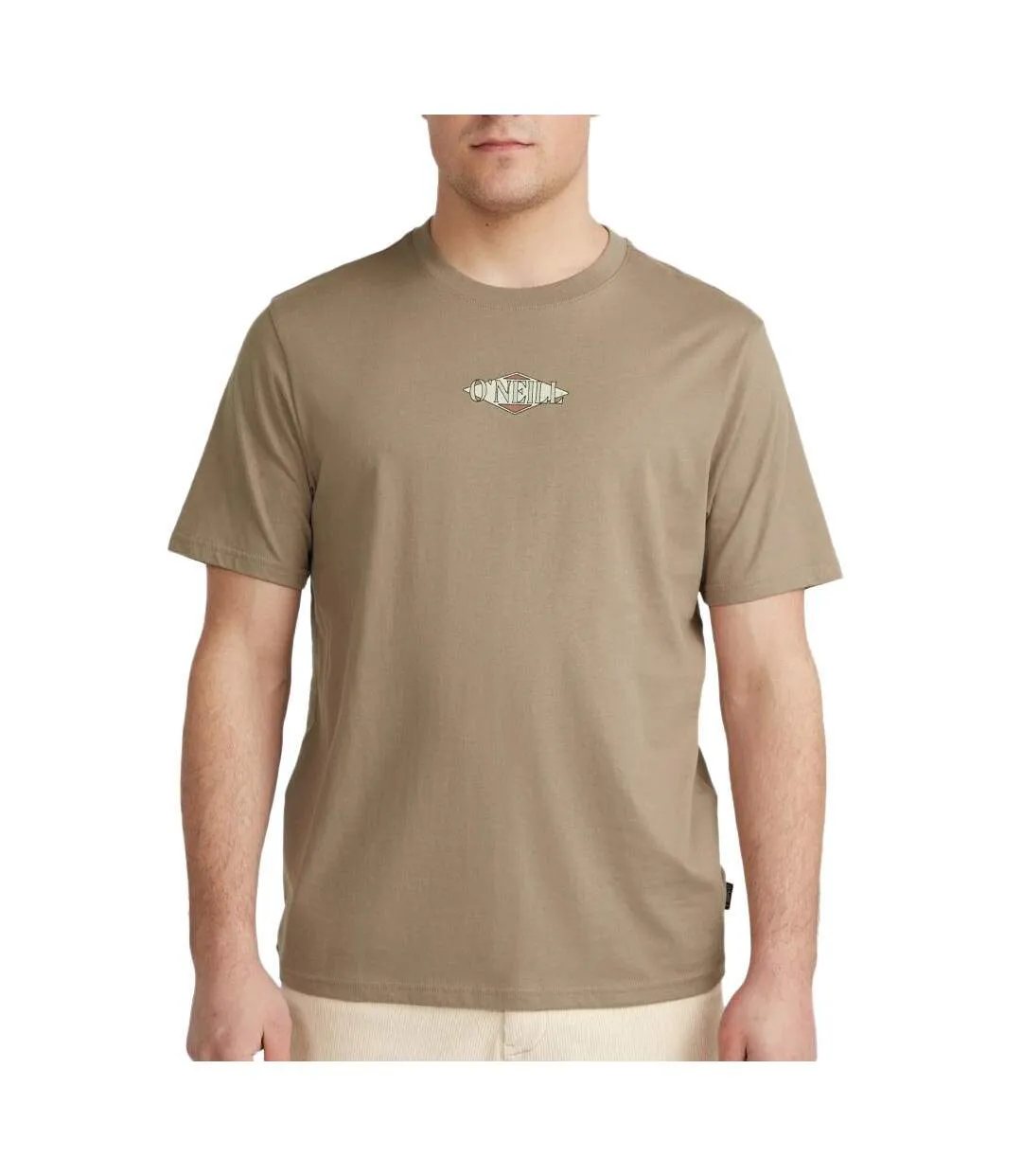 T-Shirt taupe homme o'neill print-1